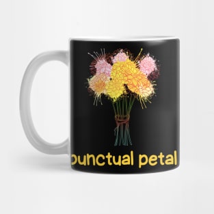 Dahlia Flower Flora Vintage Positive Art Deco Mug